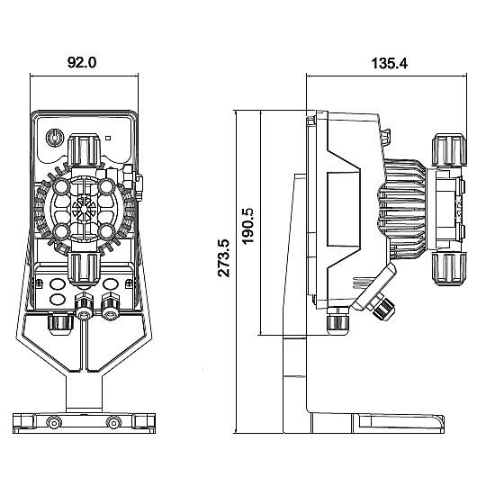 Дозирующий насос Seko Kompact DPT200NPE0001